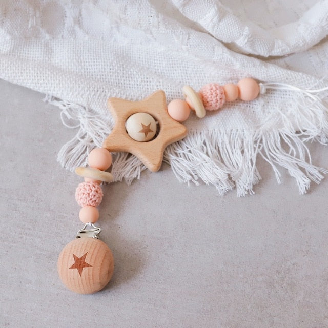 Wooden Chain Baby Teether